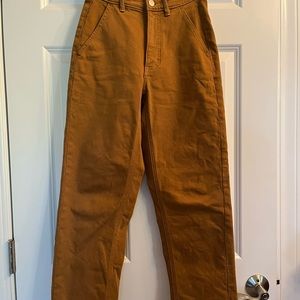 everlane the straight leg crop pant size 00